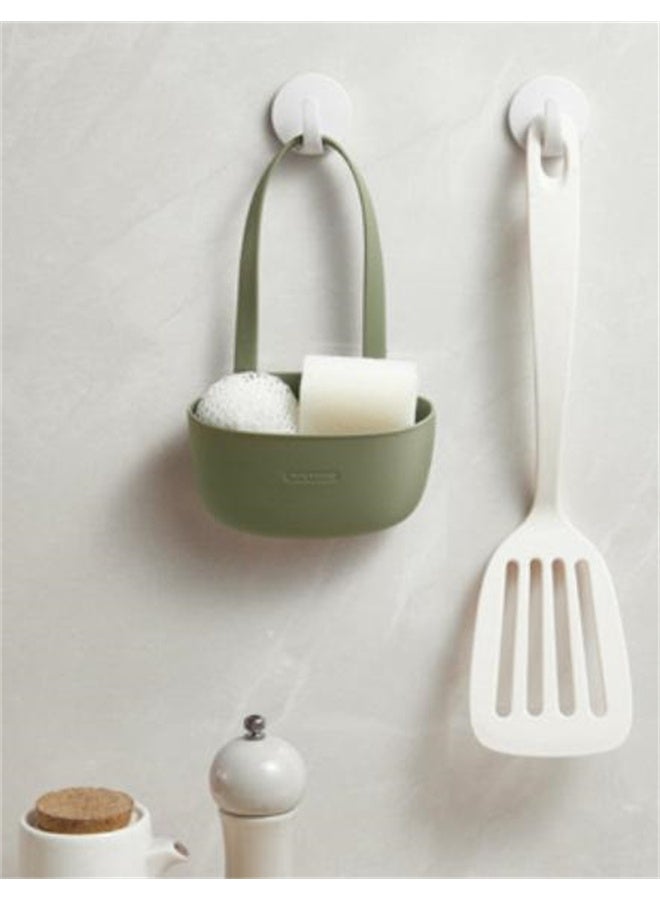 هومستر سلة تصريف المطبخ، سلة تصريف المطبخ، سلة التصريف التلقائي، أدوات فلتر النفايات لالتقاط الطعام، جامع نفايات المطبخ للحوائط، خضراء - Image 3